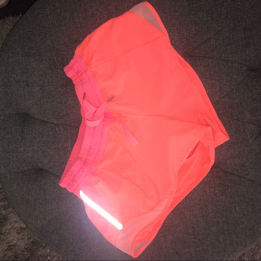 Lulu lemon size 6 hot pink shorts